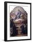 The Virgin with Saints Filippo Benizzi and Giuliana Falconeri Interceding for God's Protection-Pietro Gagliardi-Framed Giclee Print