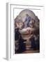 The Virgin with Saints Filippo Benizzi and Giuliana Falconeri Interceding for God's Protection-Pietro Gagliardi-Framed Giclee Print