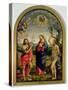 The Virgin with Saints Sebastian and John the Baptist-Timoteo Viti-Stretched Canvas