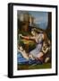 The Virgin with the Blue Coronet-Raphael-Framed Giclee Print