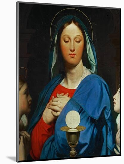 The Virgin with the Eucharist, 1866-Jean-Auguste-Dominique Ingres-Mounted Giclee Print