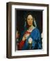 The Virgin with the Eucharist, 1866-Jean-Auguste-Dominique Ingres-Framed Premium Giclee Print