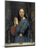 The Virgin with the Host-Jean-Auguste-Dominique Ingres-Mounted Art Print