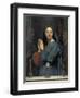 The Virgin with the Host-Jean-Auguste-Dominique Ingres-Framed Art Print