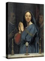 The Virgin with the Host-Jean-Auguste-Dominique Ingres-Stretched Canvas