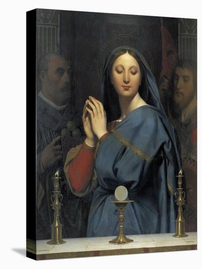 The Virgin with the Host-Jean-Auguste-Dominique Ingres-Stretched Canvas