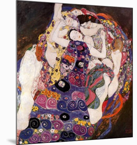 The Virgin-Gustav Klimt-Mounted Art Print