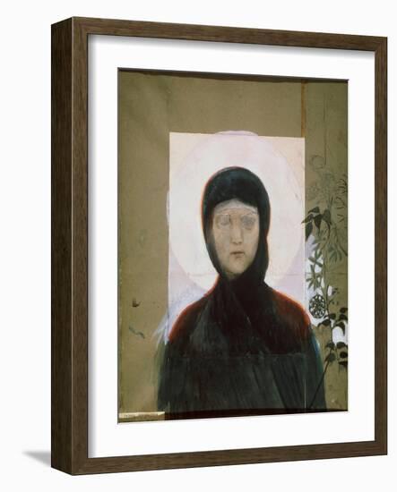 The Virgin-Mikhail Alexandrovich Vrubel-Framed Giclee Print