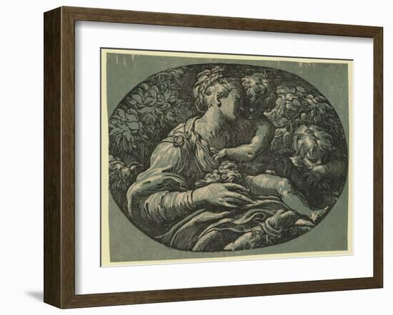 The Virgin-Parmigianino-Framed Giclee Print