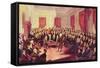 The Virginia Constitutional Convention, 1830-George Catlin-Framed Stretched Canvas