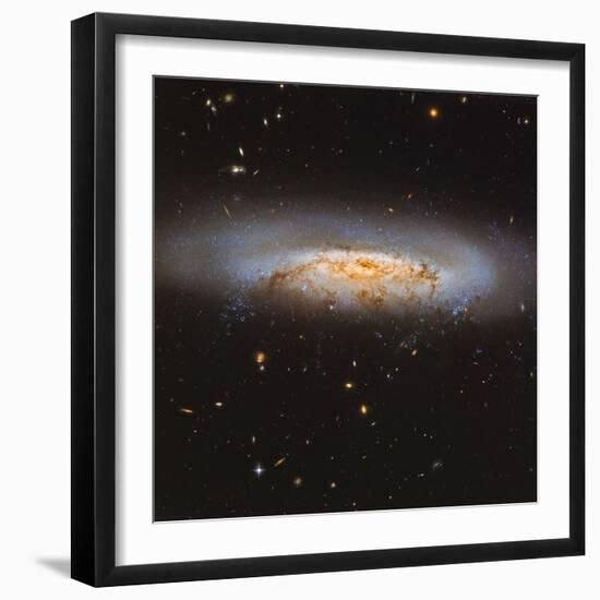 The Virgo Cluster Galaxy NGC 4522-null-Framed Photographic Print