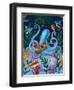 The Virtuoso In Blue-Gina Matarazzo-Framed Art Print