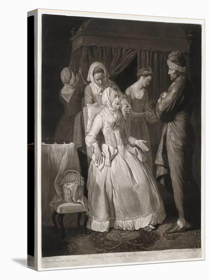 The Virtuous Comforted by Sympathy and Attention, Print Made by Valentine Green, 1775-Edward Penny-Stretched Canvas