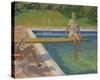 The Viscountess Castlerosse, Palm Springs-Sir John Lavery-Stretched Canvas