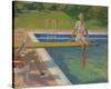 The Viscountess Castlerosse, Palm Springs-Sir John Lavery-Stretched Canvas