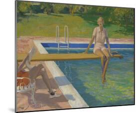 The Viscountess Castlerosse, Palm Springs-Sir John Lavery-Mounted Giclee Print