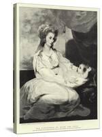 The Viscountess St Asaph and Child-Sir Joshua Reynolds-Stretched Canvas