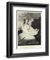 The Viscountess St Asaph and Child-Sir Joshua Reynolds-Framed Giclee Print