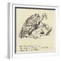 The Visibly Vicious Vulture-Edward Lear-Framed Giclee Print