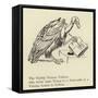 The Visibly Vicious Vulture-Edward Lear-Framed Stretched Canvas