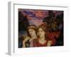 The Vision, 1914 (Oil on Canvas)-Evelyn De Morgan-Framed Giclee Print