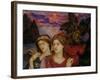 The Vision, 1914 (Oil on Canvas)-Evelyn De Morgan-Framed Giclee Print