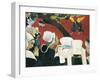 The Vision after the Sermon-Paul Gauguin-Framed Art Print