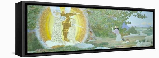 The Vision and Inspiration, from Joan of Arc Series A, 1911-Louis Maurice Boutet De Monvel-Framed Stretched Canvas