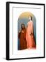 The Vision: Dante and Beatrice, 1846-Ary Scheffer-Framed Giclee Print