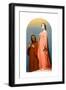 The Vision: Dante and Beatrice, 1846-Ary Scheffer-Framed Giclee Print