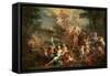 The Vision of Aeneas in the Elysian Fields-Sebastiano Conca-Framed Stretched Canvas
