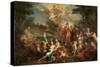 The Vision of Aeneas in the Elysian Fields-Sebastiano Conca-Stretched Canvas