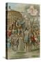 The Vision of Constantine before the Battle of Milvian Bridge, 312-null-Stretched Canvas