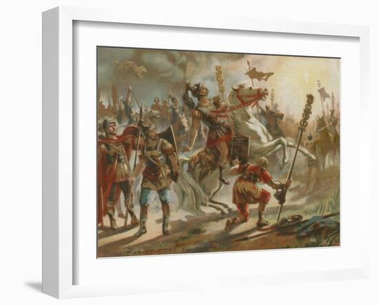 The Vision of Constantine-null-Framed Giclee Print