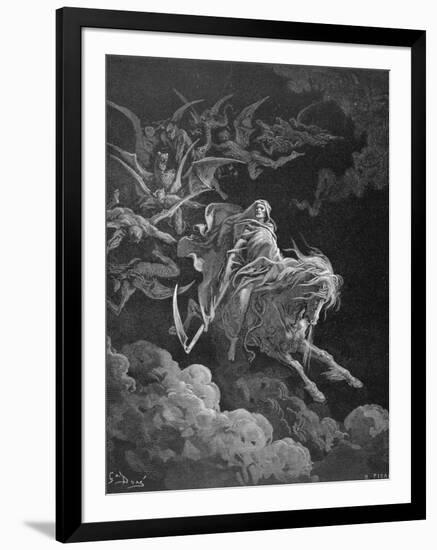 The Vision of Death, Engraved by Heliodore Joseph Pisan (1822-90) C.1868-Gustave Doré-Framed Giclee Print