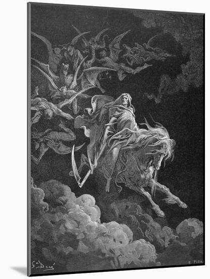 The Vision of Death, Engraved by Heliodore Joseph Pisan (1822-90) C.1868-Gustave Doré-Mounted Premium Giclee Print