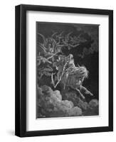 The Vision of Death, Engraved by Heliodore Joseph Pisan (1822-90) C.1868-Gustave Doré-Framed Giclee Print