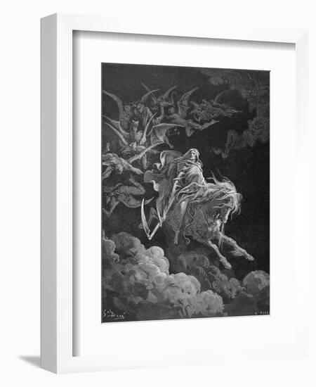 The Vision of Death, Engraved by Heliodore Joseph Pisan (1822-90) C.1868-Gustave Doré-Framed Giclee Print