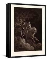 The Vision of Death-Gustave Dore-Framed Stretched Canvas