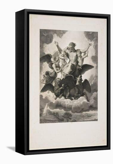 The Vision of Ezekiel, 1808-Giuseppe Longhi-Framed Stretched Canvas