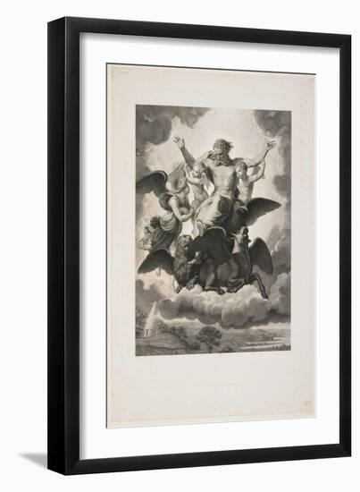 The Vision of Ezekiel, 1808-Giuseppe Longhi-Framed Giclee Print