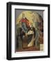 The Vision of Fray Lauterio, C.1640-Bartolome Esteban Murillo-Framed Giclee Print