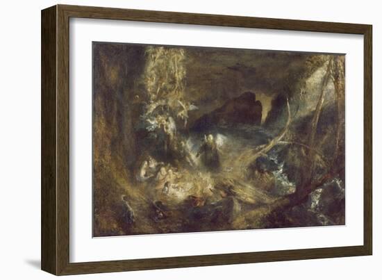 The Vision of Jacob's Ladder-J. M. W. Turner-Framed Giclee Print