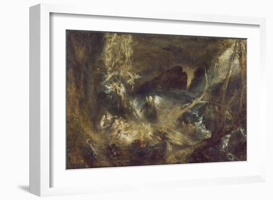 The Vision of Jacob's Ladder-J. M. W. Turner-Framed Giclee Print