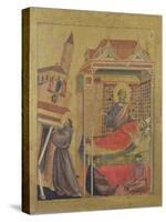 The Vision of Pope Innocent III, circa 1295-1300-Giotto di Bondone-Stretched Canvas