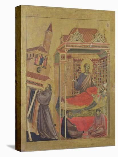The Vision of Pope Innocent III, circa 1295-1300-Giotto di Bondone-Stretched Canvas