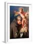 The Vision of Saint Anthony of Padua C.1730-Giovanni Battista Pittoni-Framed Giclee Print