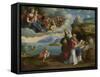 The Vision of Saint Augustine, C. 1520-Benvenuto Tisi Da Garofalo-Framed Stretched Canvas