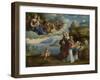 The Vision of Saint Augustine, C. 1520-Benvenuto Tisi Da Garofalo-Framed Giclee Print