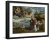 The Vision of Saint Augustine, C. 1520-Benvenuto Tisi Da Garofalo-Framed Giclee Print